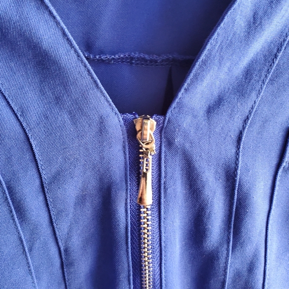 Royal Blue Women's Flow Top - Picture 3 of 4